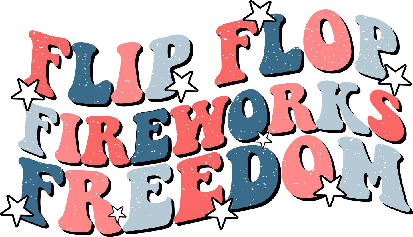 Flip Flop Fireworks Freedom