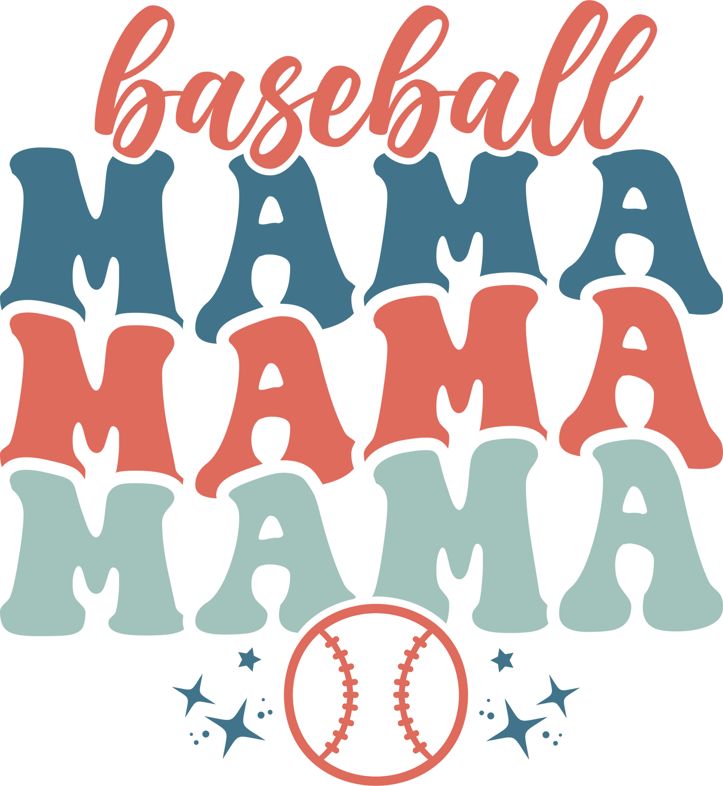 Baseball Mama Stack