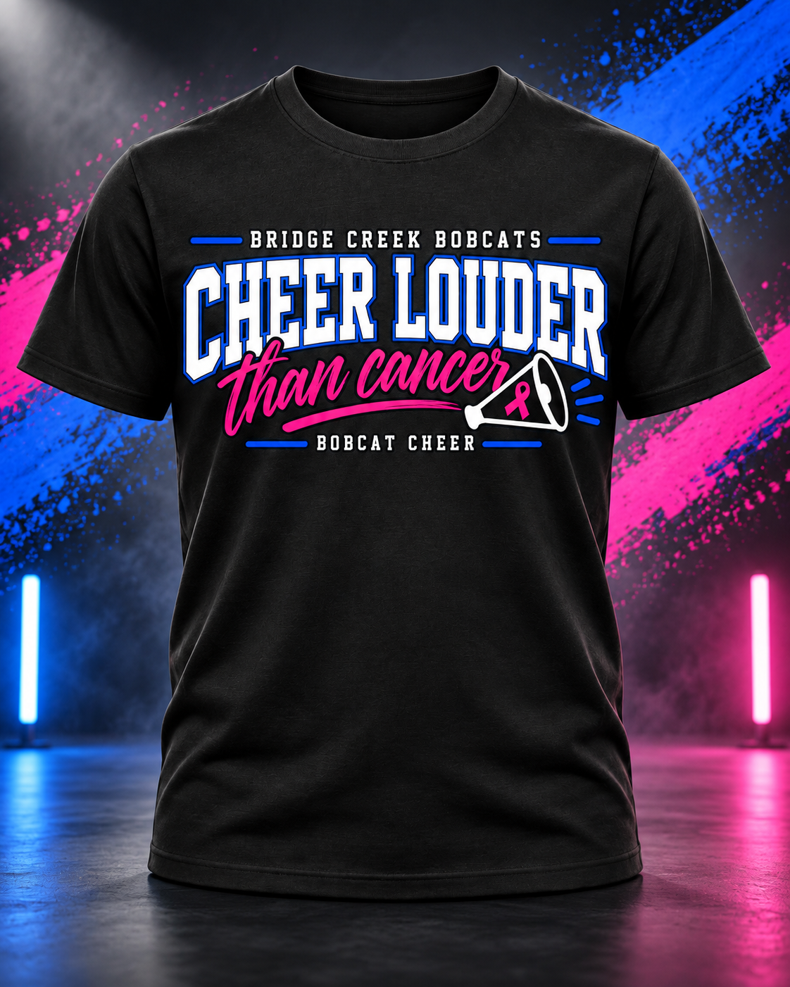 BC Cheer Cancer Night Shirt