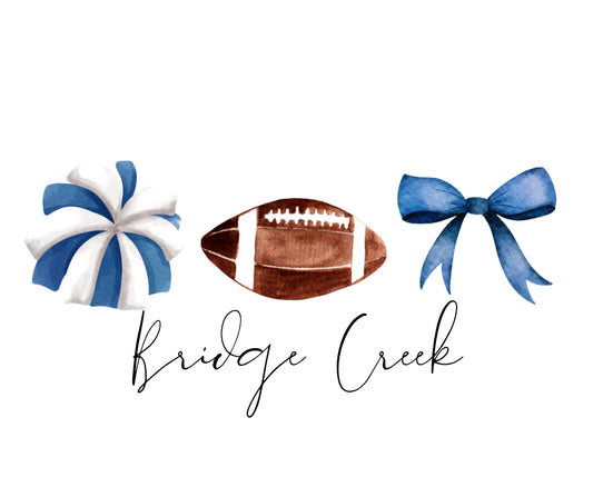 Cheer and Football Bow