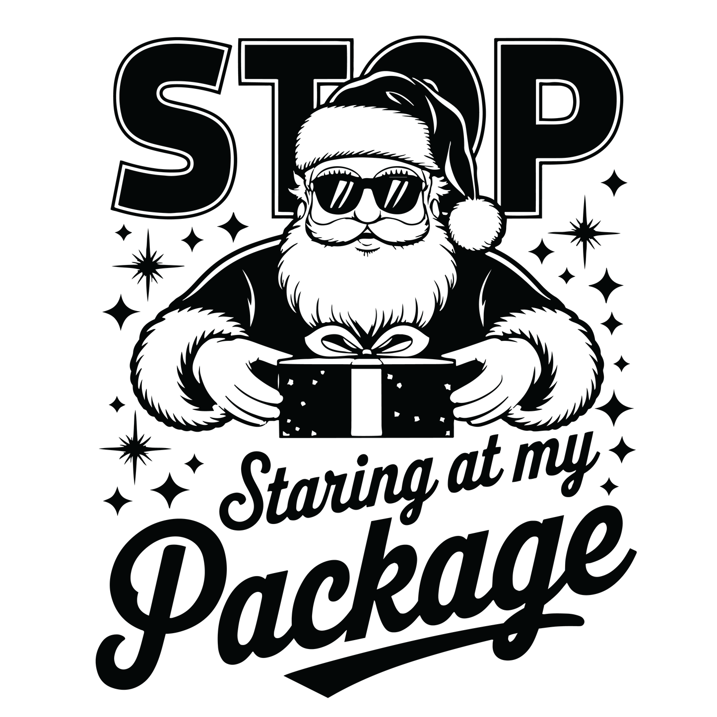 Snarky Christmas Black-004