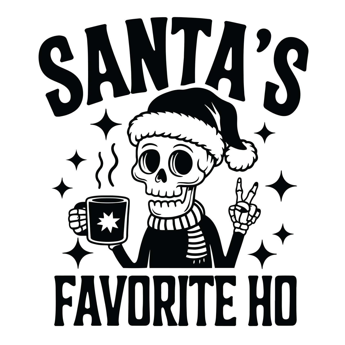 Snarky Christmas Black-005