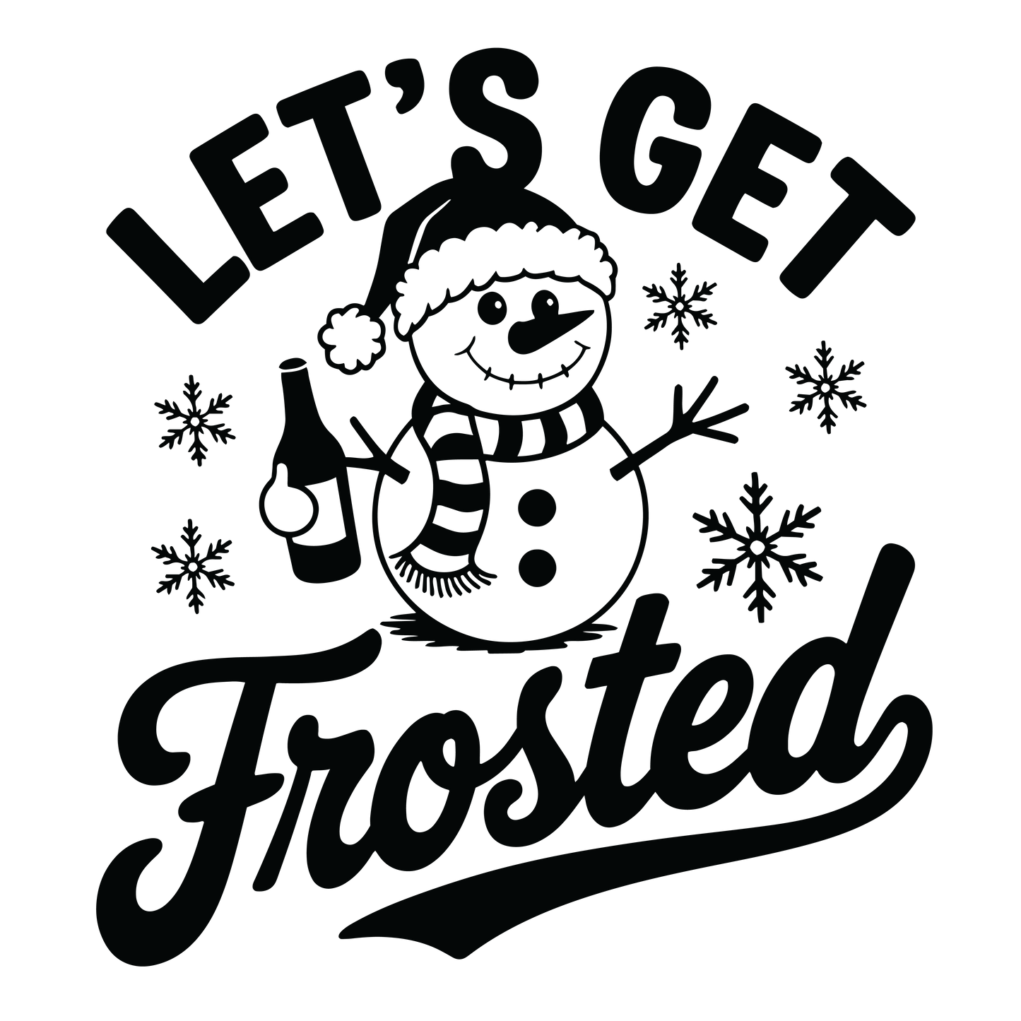 Snarky Christmas Black-009