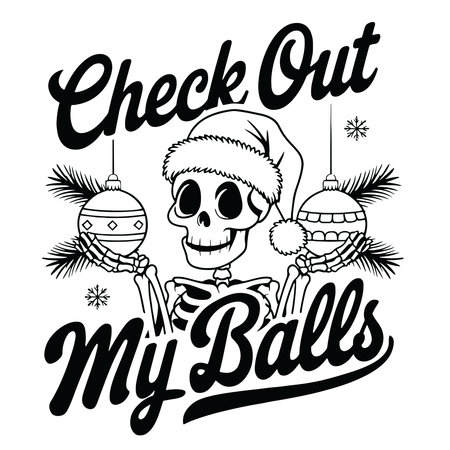 Snarky Christmas Black-010