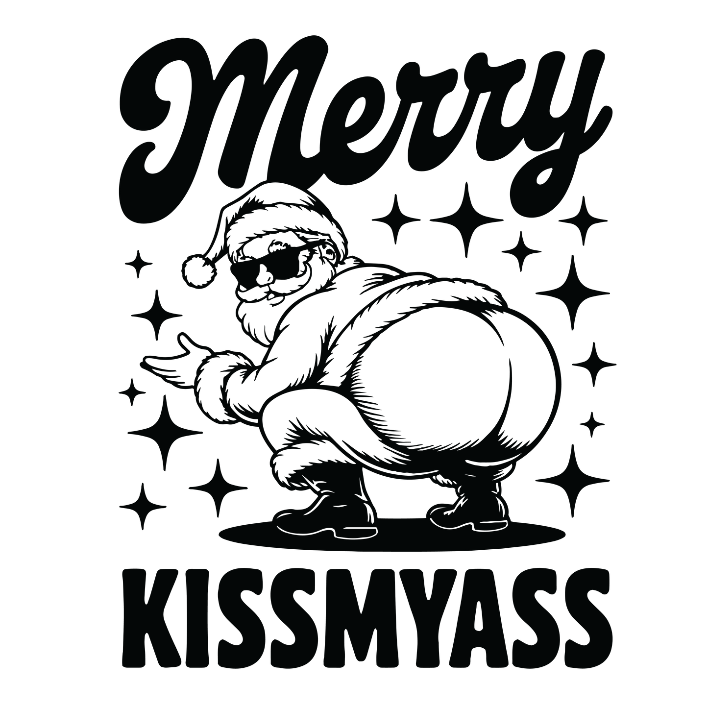 Snarky Christmas Black-013