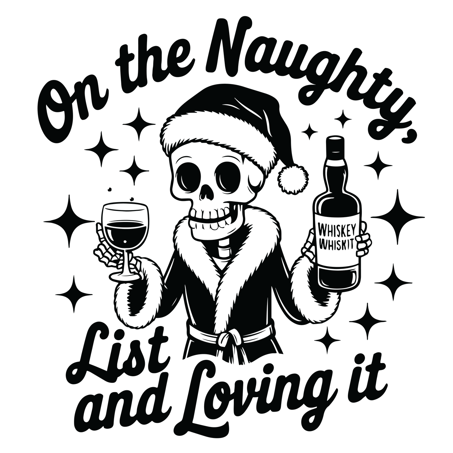 Snarky Christmas Black-014