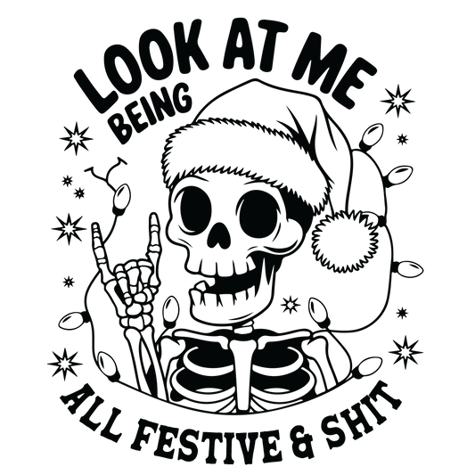 Snarky Christmas Black-016