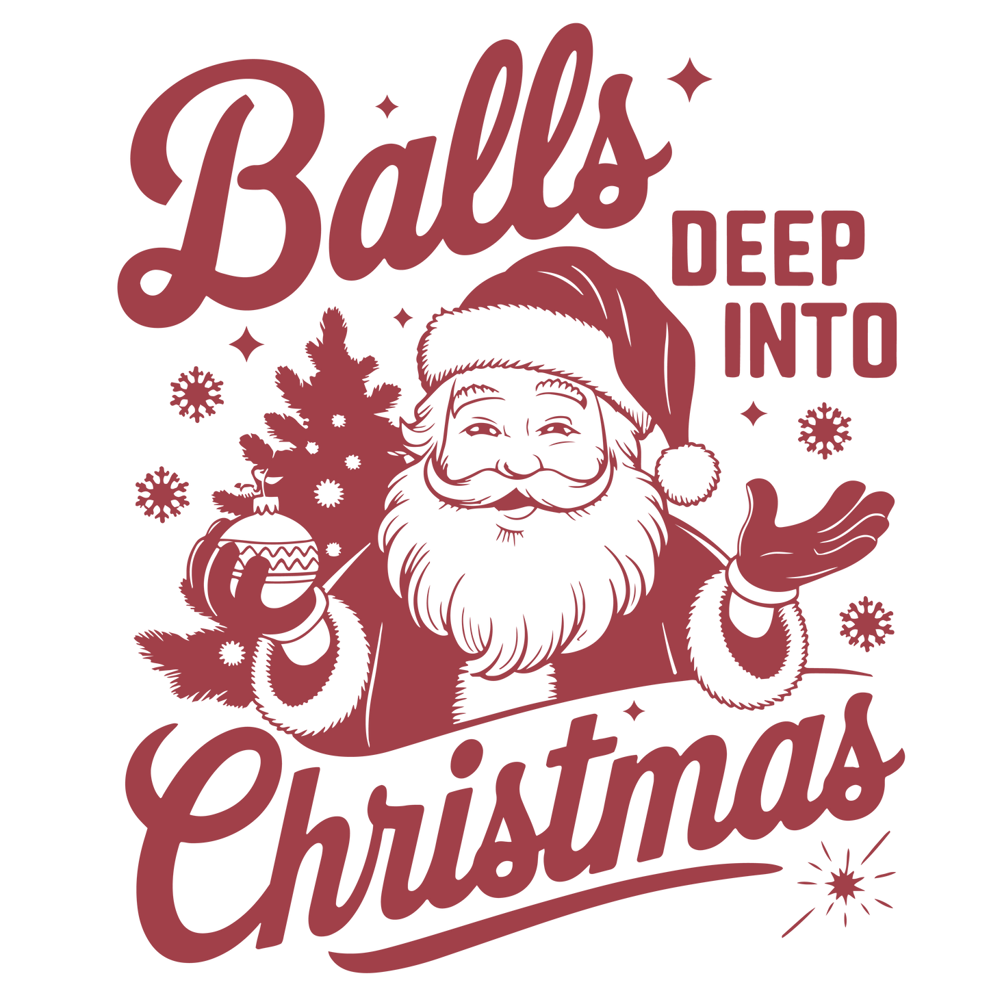 Snarky Christmas Red-001