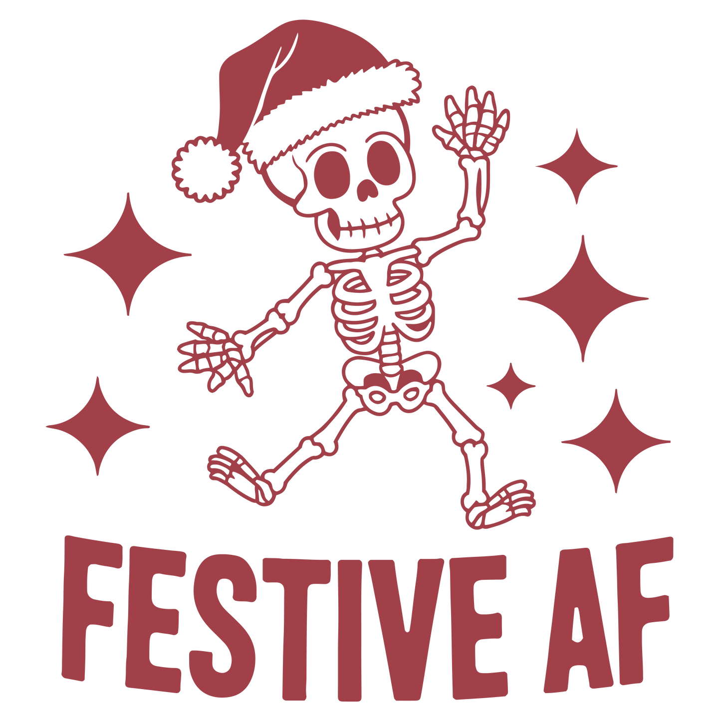 Snarky Christmas Red-007