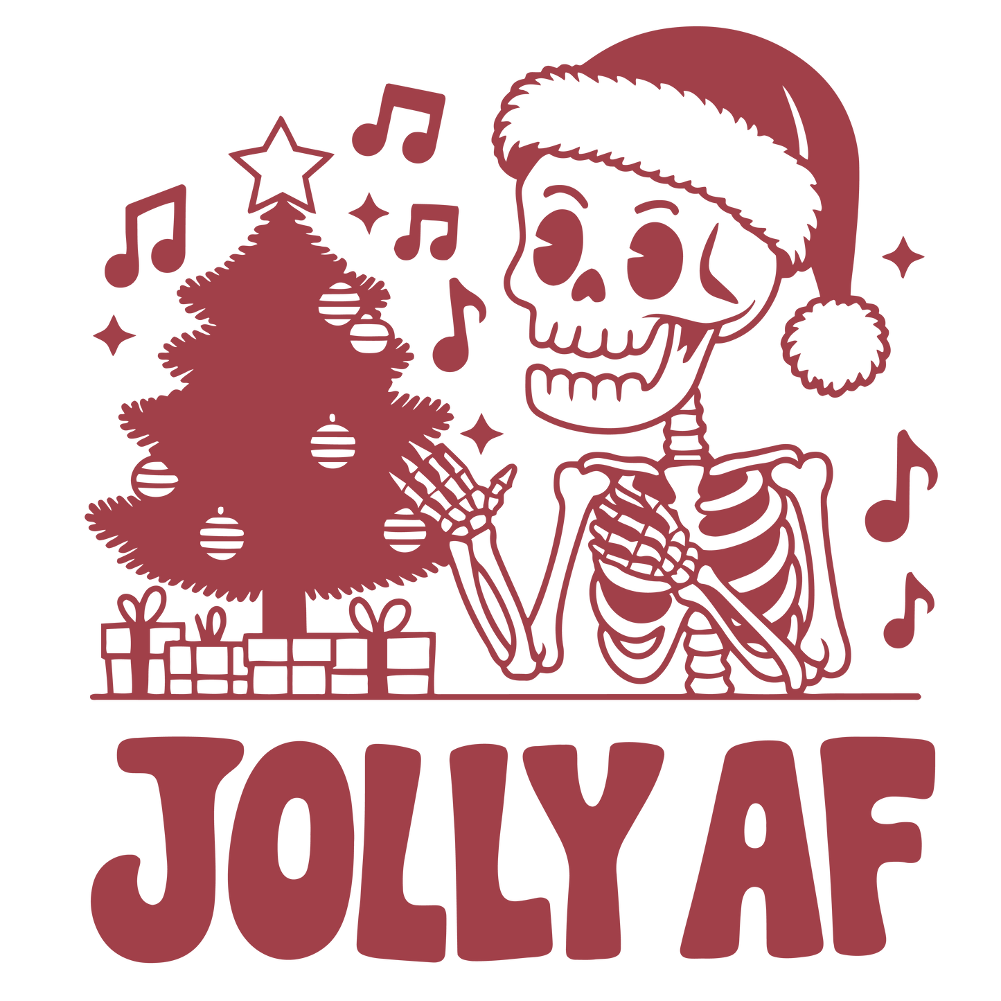 Snarky Christmas Red-015