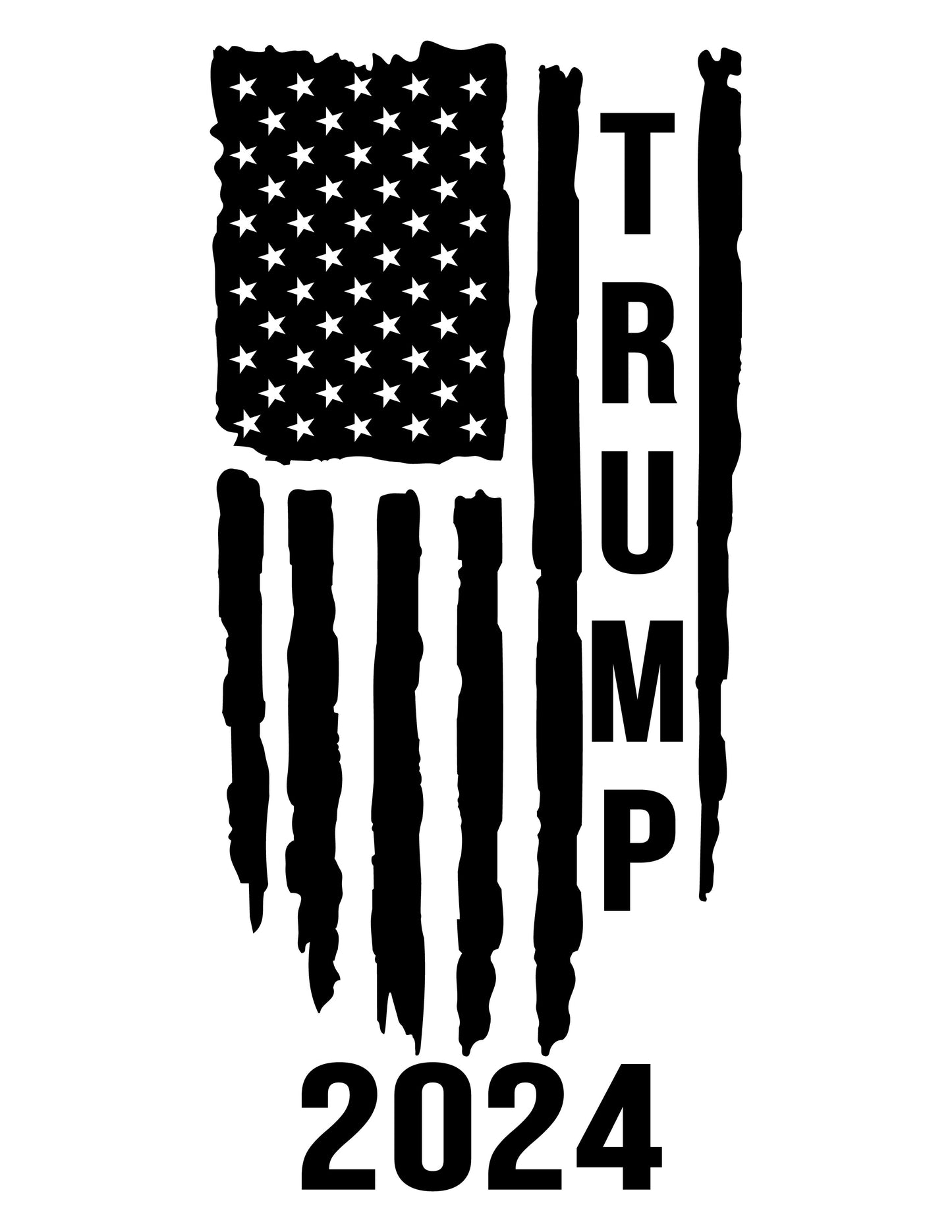 Distressed Trump Flag