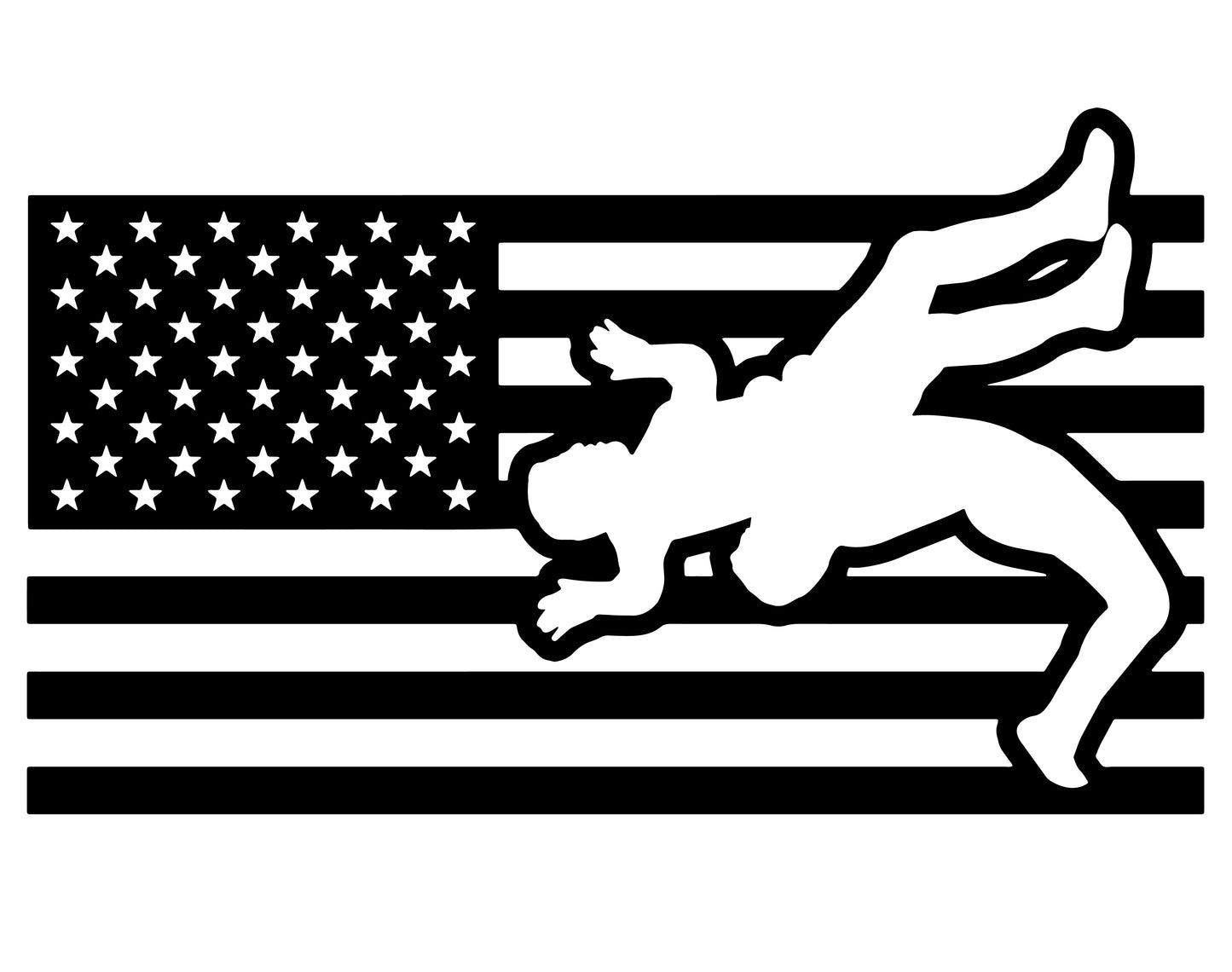 Wrestler Flag