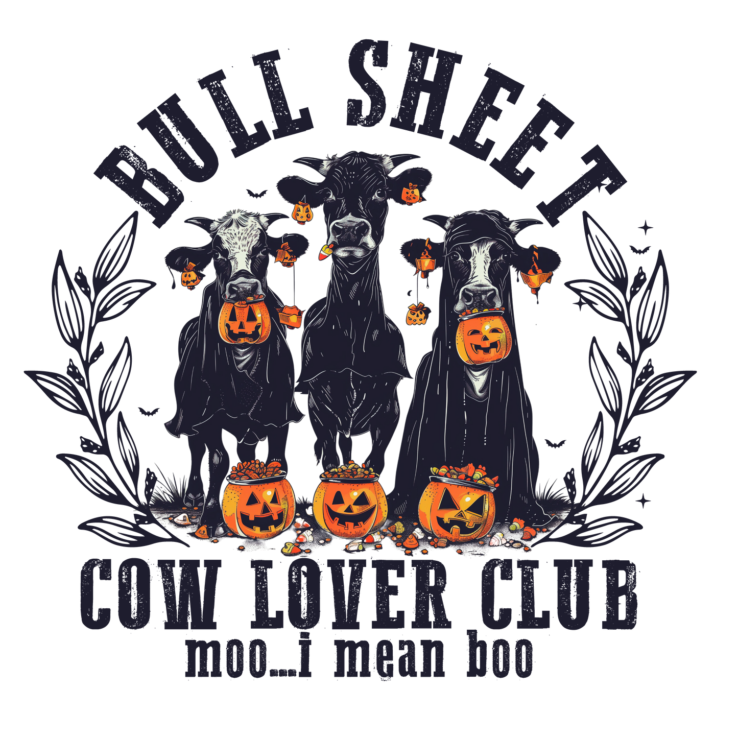 bull sheet cow lover club moo...i mean boo